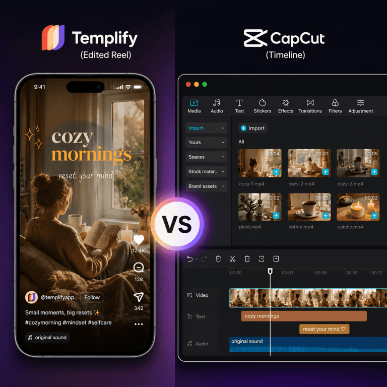 Templify vs CapCut
